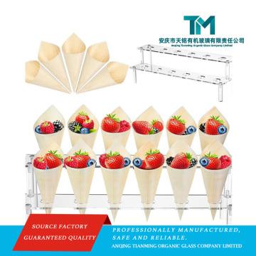 Premium 6-Hole Acrylic Cone Holder
