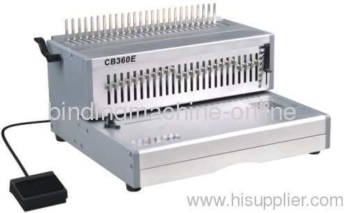 14 Inch Paper Size Electric Comb Binding Machine 