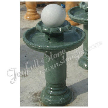 Green Marble Ball Fountain