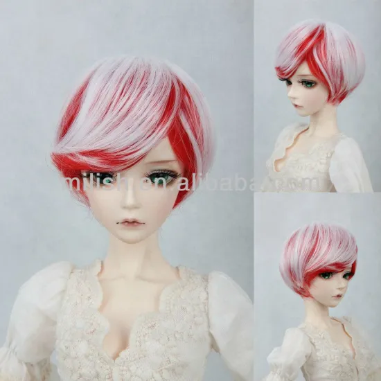 Cute wholesale BJD doll wig for american girl doll BJDW-0054