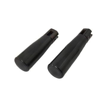 Adjustable Retractable Handle Knob for Rotating Black Plastic Metal Foldaway