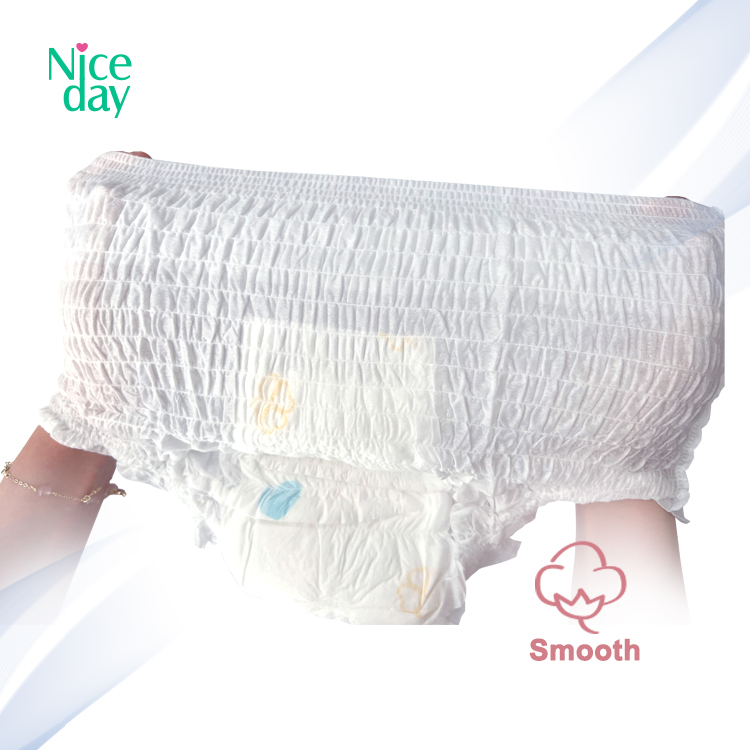 Soft female disposable menstrual pants