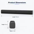 Kablosuz Bağlantı Özelliğine Sahip Modern İnce Bluetooth Soundbar