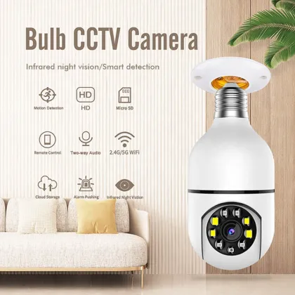 HONEYGUARD SFC014 360 Degree Panoramic CCTV Fisheye Light Bulb VR Network Camera