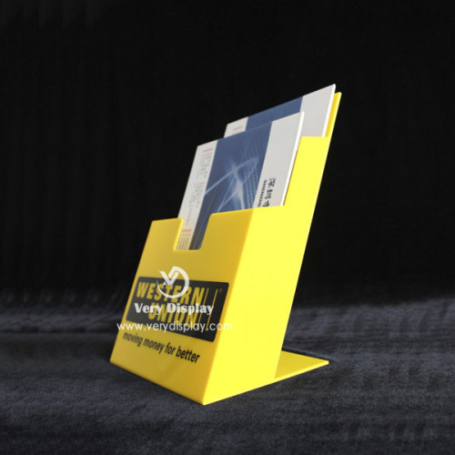 Porta di brochure per rack per display acrilico multilivello
