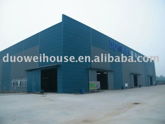 Steel structure workshop for production plant
