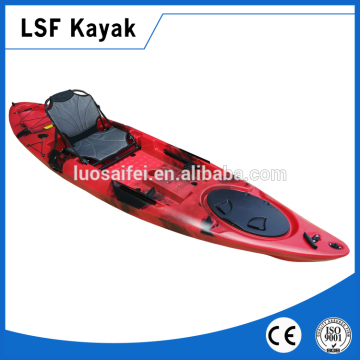 New designed 12ft single cheap wholesale fishing kayak with Comfortable Aluminum frame seat