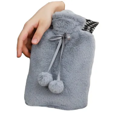 Thickened Plush Belly Warm Water PVC Hot Water Bag: Durable, Washable, and Explosion-Proof