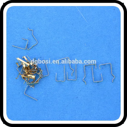 Bosi Spring steel gold plating battery clips
