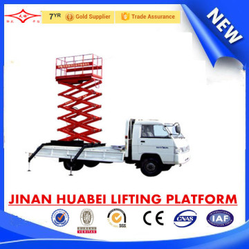 SJPT03-8 China best selling hydraulic platform lift & truck mounted platform scissor lift