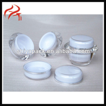 White Small Jar Plastic White Cosmetic Jar