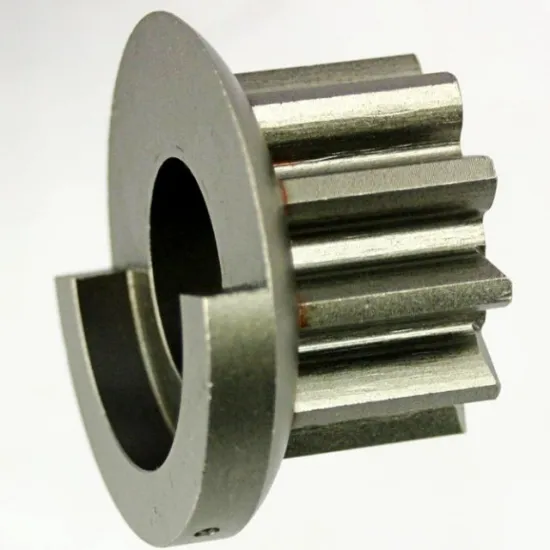 TS16949 approved auto gear manufacturer, precision starter drive gear with balance ring (counter weight)