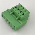 spring pluggable terminal block with locking screw