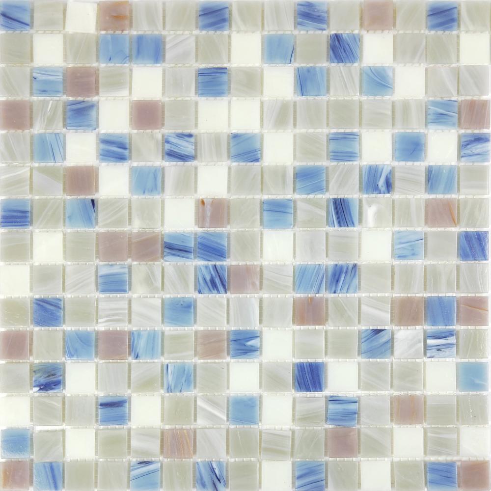 Gold line Morandi pink Elegance glass mosaic tiles