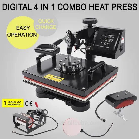 Hot sale! High Quality Combo Heat Press Machine with CE certificate and One Year Warranty
