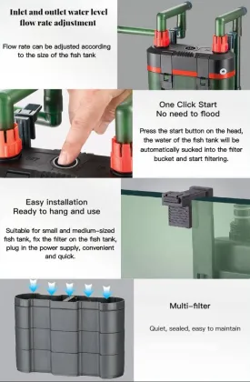 XILONG Fish Pond Water Circulation System Filter Box