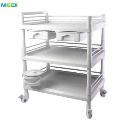 Trolley Hospital Medicine Cart Surgical Instruments Table Treatment Trolley