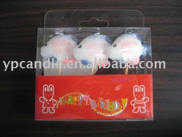 3- lovely- fish shaped candle for children