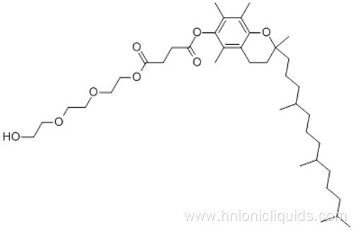 Poly(oxy-1,2-ethanediyl),a-[4-[[(2R)-3,4-dihydro-2,5,7,8-tetramethyl-2-[(4R,8R)-4,8,12-trimethyltridecyl]-2H-1-benzopyran-6-yl]oxy]-1,4-dioxobutyl]-w-hydroxy CAS 9002-96-4