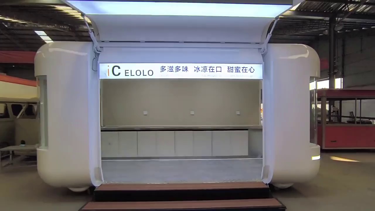 Multi-functional Street Food Cart for Commercial Use