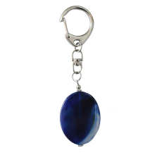 Natural Gemstone Agate Keychain