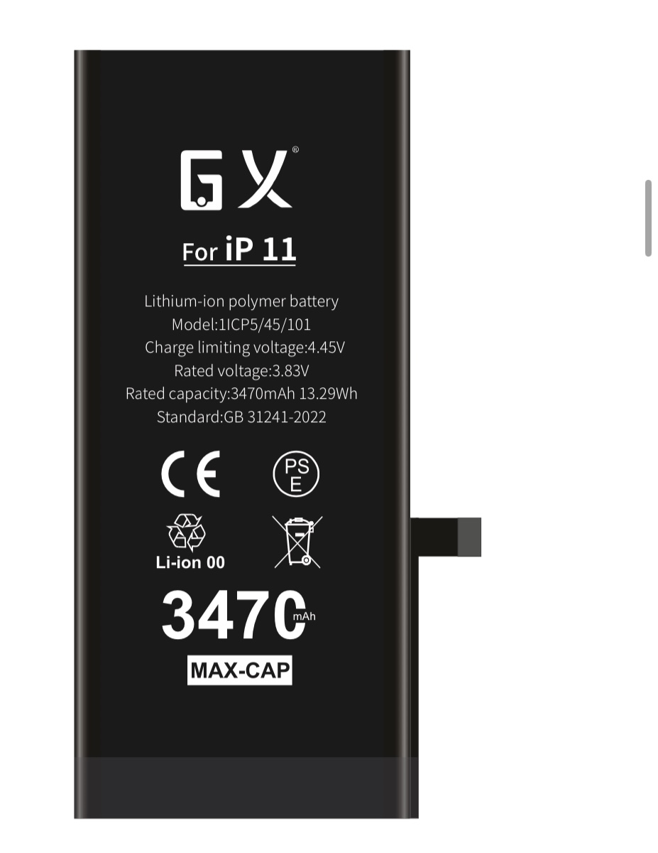 GX az Apple 11 -hez, nagy kapacitású akkumulátorral