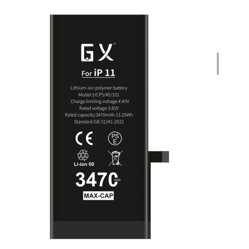 GX az Apple 11 -hez, nagy kapacitású akkumulátorral