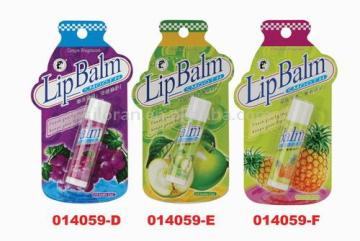 Fruit beverage lip balm