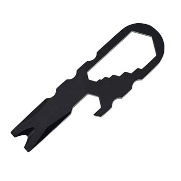 EDC Portable Multi Tool Stainless Steel Black Mini Pocket Tool