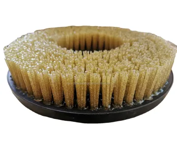 17" Stone Brush Diamond Abrasive Brush for Granite and Concrete Floor Grinding (430MM)