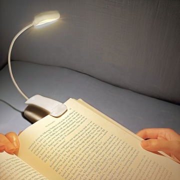 LOHAS LED Clip -On Book Reading Cahaya Bacaan - Putih