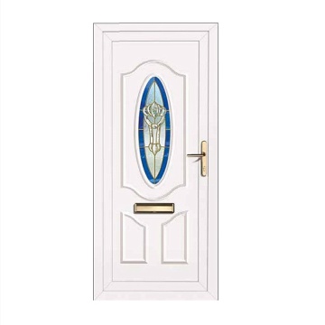 UPVC Door with Golden Lines