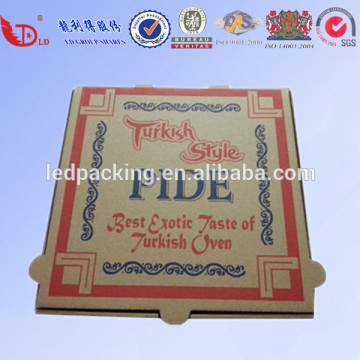 Brown Paper Pizza Box Factory Pizza Use Cheap Pizza Box Customized Carton Pizza Box