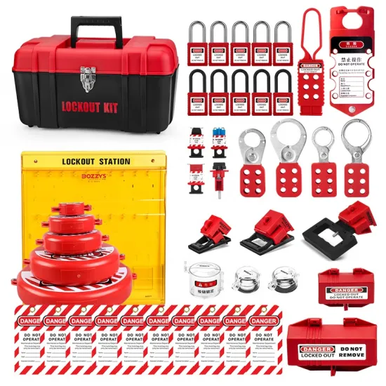 BOZZYS Personal Maintenance Electrical Loto Lockout Tagout Kits