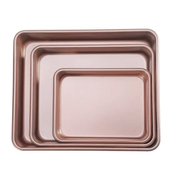 Hotseller Heavy Duty Carbon Steel Rectangular Deep Baking Pan: Non-Stick Multifunctional Kitchen Baking Tray