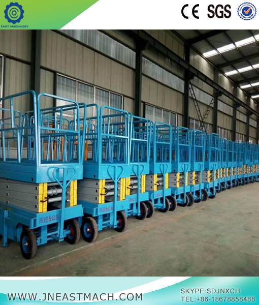 0.5t 6m Height Trailer Traction Mobile Scissor Lift