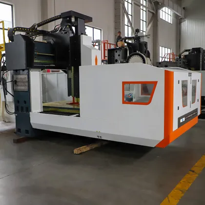 Heavy Vertical CNC Metal Cutting Gantry Milling Machine GMB-6032