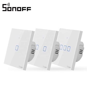 Sonoff TX T0 EU Smart WiFi Touch Wall Switch - Remote Control, Timer via Ewelink & Alexa