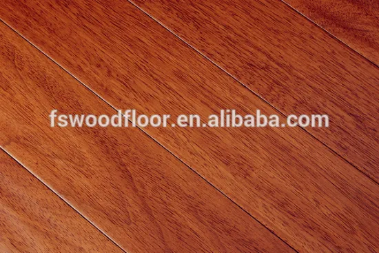 18mm thick tauari(brizilian oak)solid wooden floor