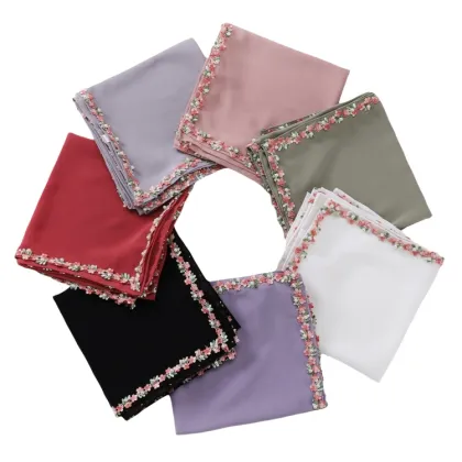 ODM Handmade Islamic Chiffon Hijab for Promotional Use