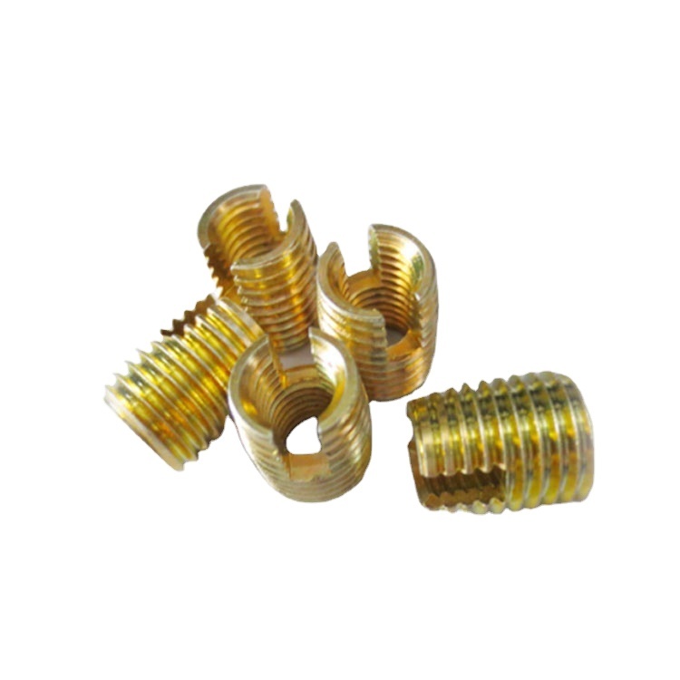 High Quality Stainless Steel 302 Fastener Self-Tapping Thread Insert Thick-Wall Slotted Type