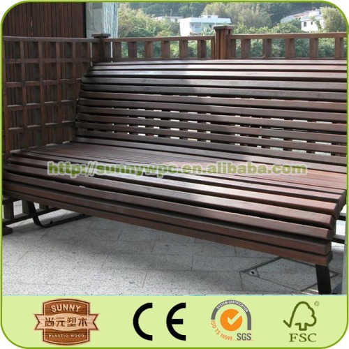 wood plastic composite WPC park bench,relaxing chair,leisure bench