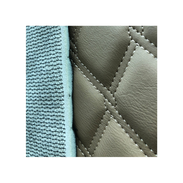 Hot Sale Embroidered PVC Leather Sofa Set with Sponge for Car Seats