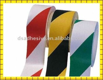 China Factory whosale colorful pvc floor marking tape/ PVC warning tape