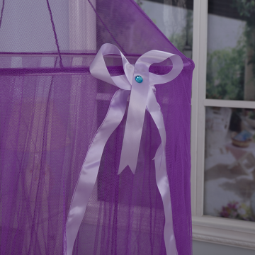 Beautiful Purple Ribbon Umbrella Mosquito Net