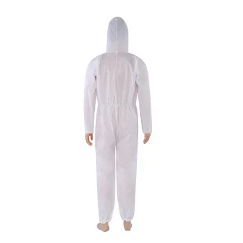disposable coveralls with hood protective suit non woven coverall medical hospital protective suit protection anti virus