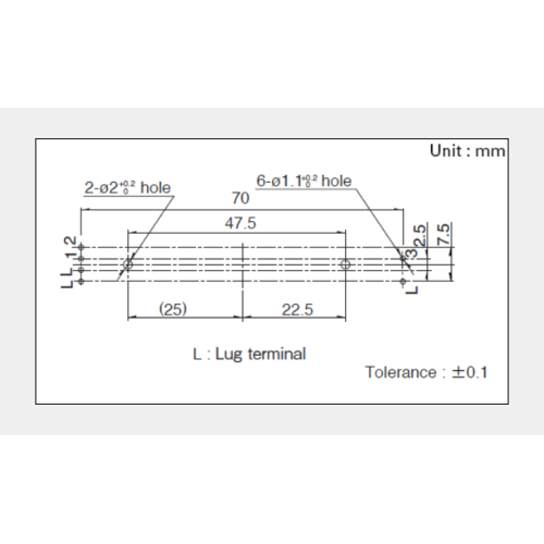 RS6011SP Series Sliding potentiometer