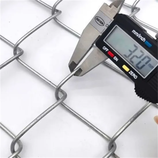 8 Foot Galvanized Diamond Chain Link Fence PVC Black Vinyl Coated 50ft Roll