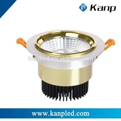 30W Golden Electroplating Recessed Dimmable Led Ceiling Downlights