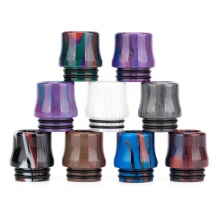 Rainbow Stripes Drip Tip 810 Resin Cigarette Holder Accessories Resin Mouthpiece for TFV8 Big Baby/TFV12 High Quality